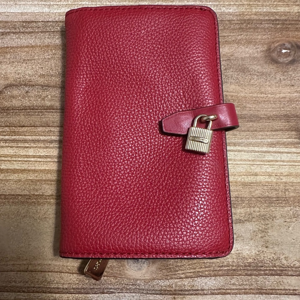 Michael Kors red wallet